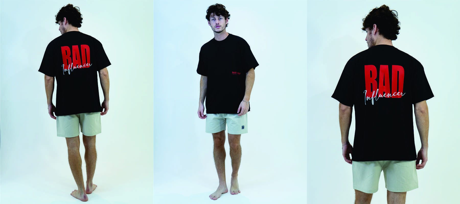 Camiseta Over Bad Influencer