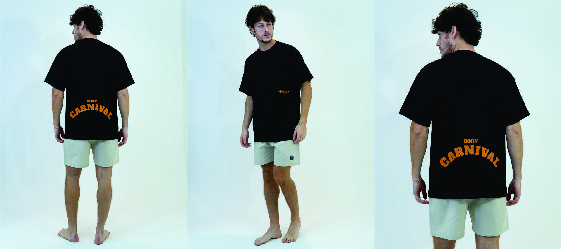 Camiseta Over Body Carnival
