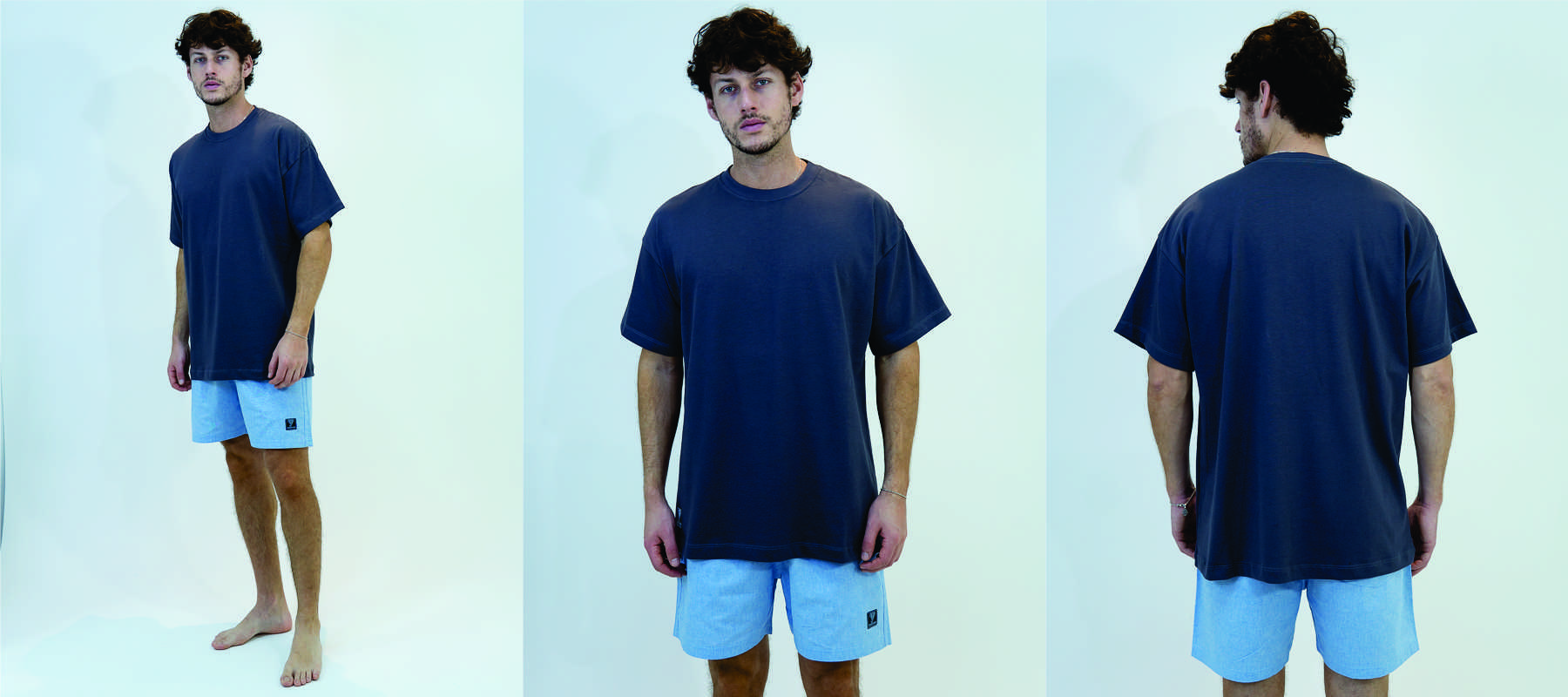 Camiseta Over Premium Cotton Chumbo
