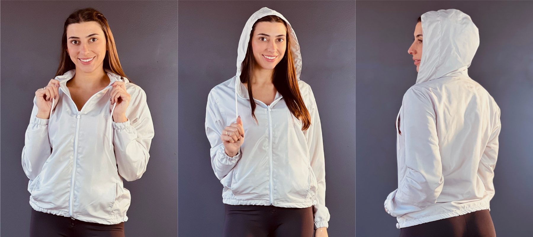 Jaqueta Corta Vento Feminina Forrada Ice